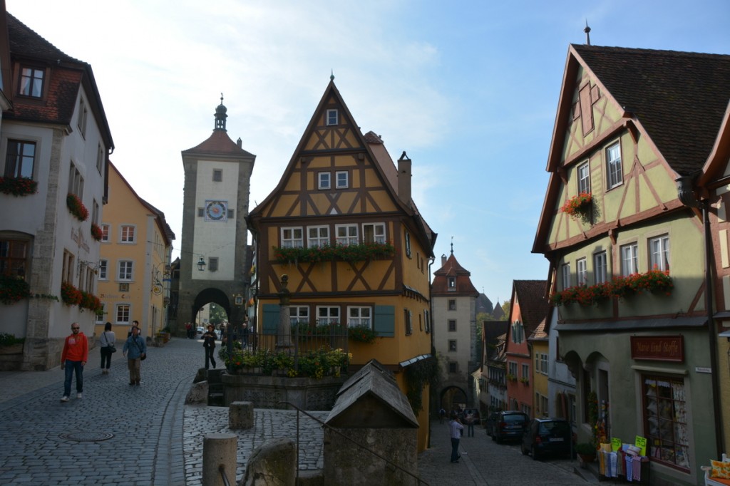 Rothenburg ob der Tauber (not to be confused with the other Rothenburg - careful with that GPS) has a remarkable preserved medieval center, with an amazing city wall you can walk on.  There's lots of great shopping, some very nice restaurants, and beautiful old buildings.